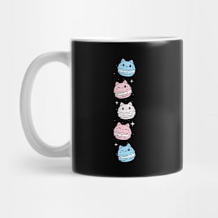 Transgender Pride Flag Lgbt Month Cute Trans Cat Mug